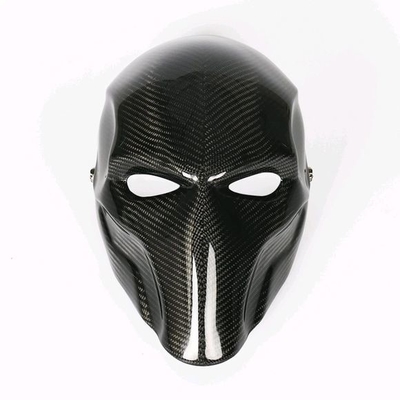 Professionelle kundenspezifische Kohlenstoff-Faser-Maske für Halloween-Partei SGS genehmigte