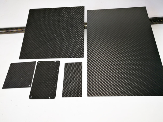 Kundenspezifische hochfeste Kohlenstoff-Faser-starkes Platten-Blatt Matt Glossy Surface Finish